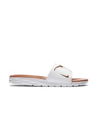 Nike Benassi Solarsoft College (texas) Men's Slide Sandal in White ... Featured. Nike | White Benassi Solarsoft College (texas) Men's Slide ...